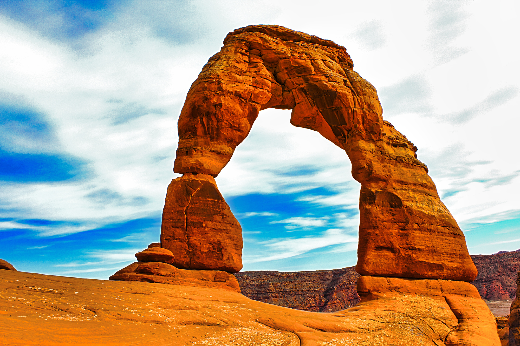 Delicate Arch by Skip Weeks