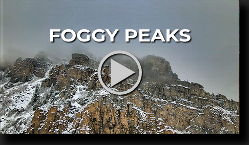Foggy Peaks by Skip Weeks - 4K
