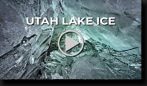 Utah Lake Ice by Skip Weeks - 4K