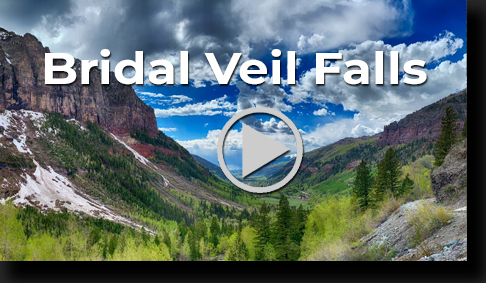 Bridal Veil Falls Near Telluride by Skip Weeks