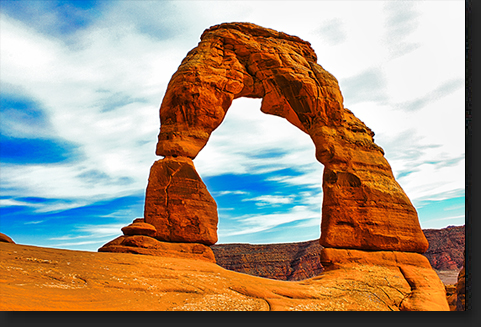 Delicate Arch by Skip Weeks