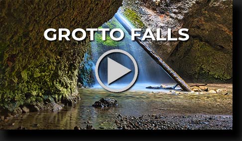 Grotto Falls video by Skip Weeks
