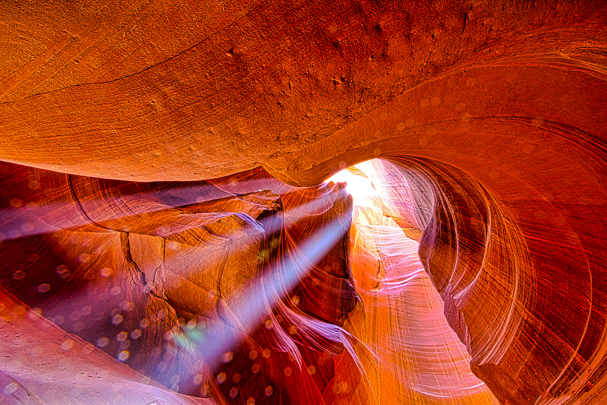 Keyhole in Antelope Canyon by Skip Weeks