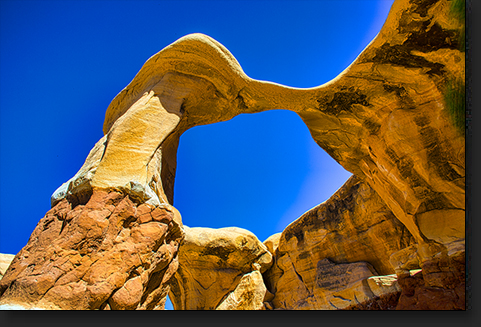 Metate Arch in Escalante National Park by Skip Weeks