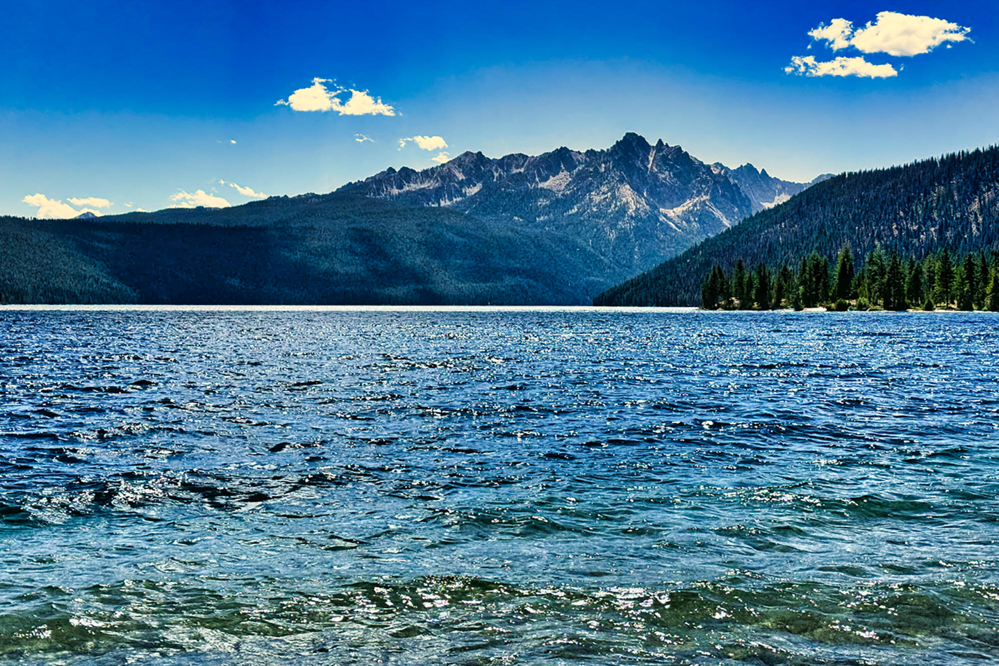 Redfish Lake by Skip Weeks