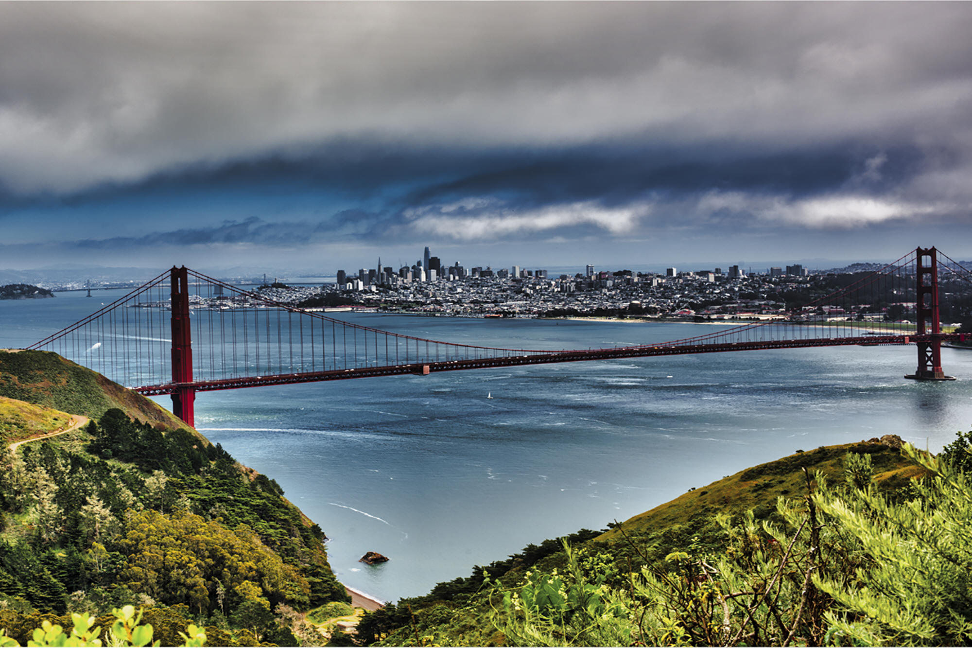 San Francisco Bay by Skip Weeks