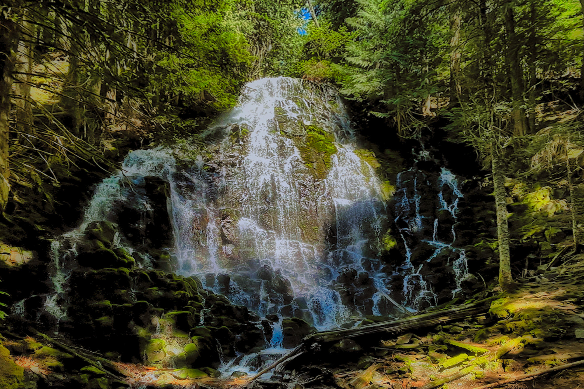 Ramona Falls by Skip Weeks