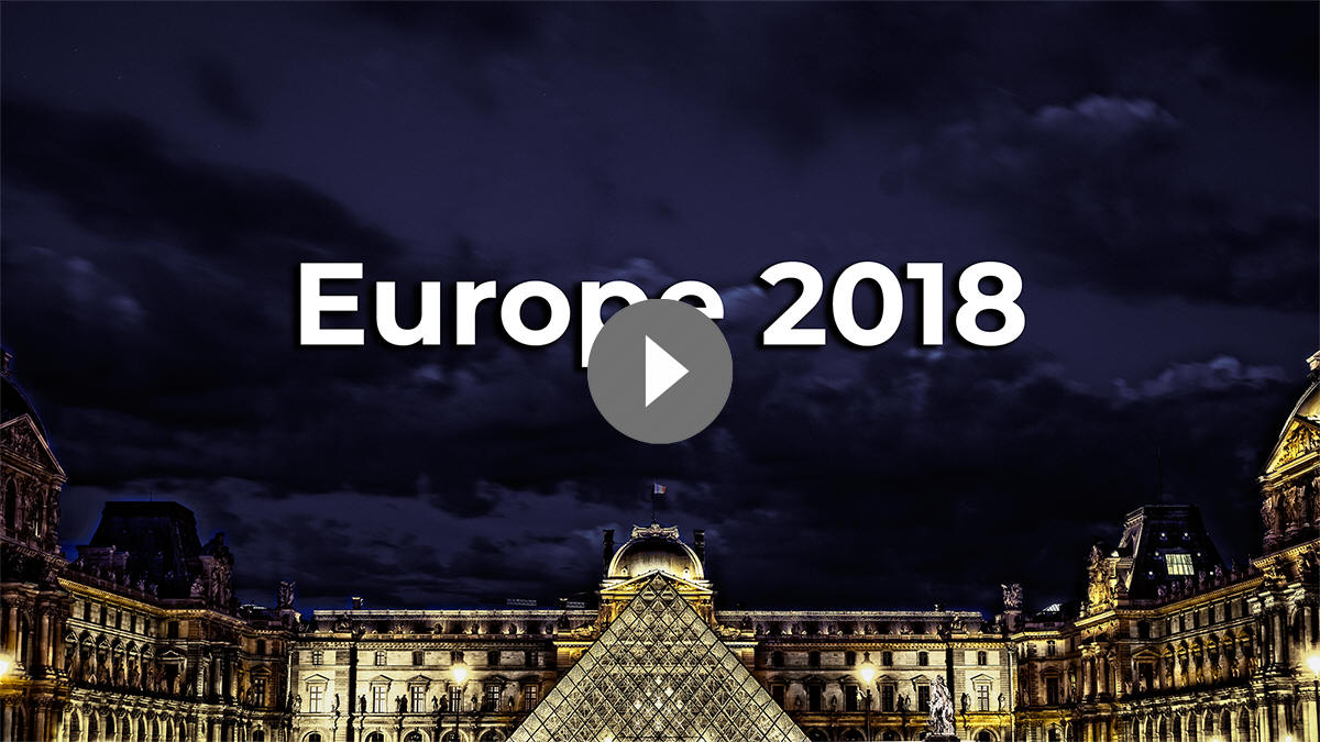 Europe - 2018   Italy Austria Switzerland & France