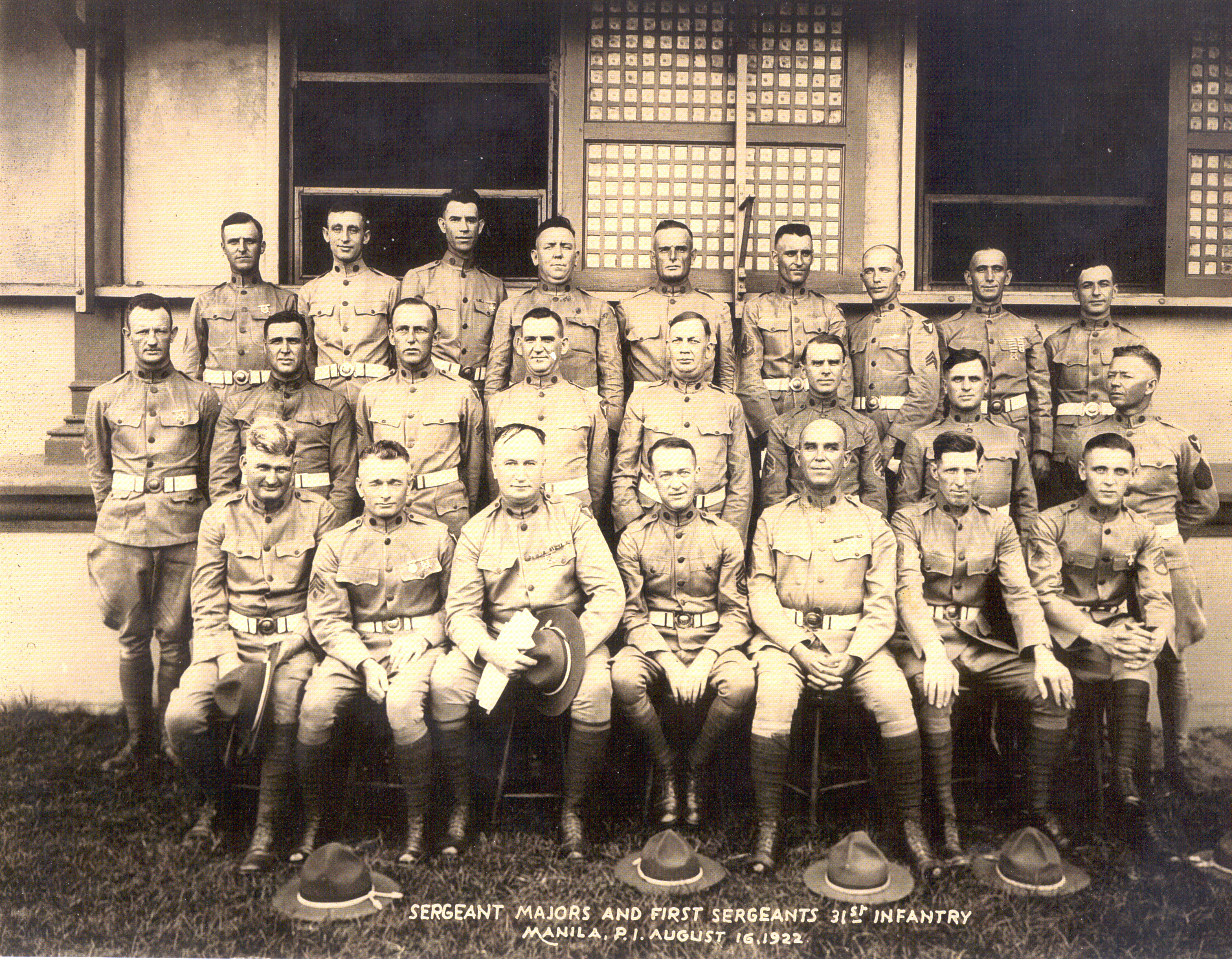 31st Infantry in Manilla in 1922