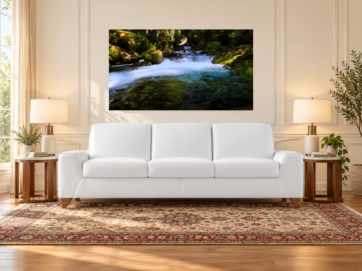 Acrylic photo print mockup